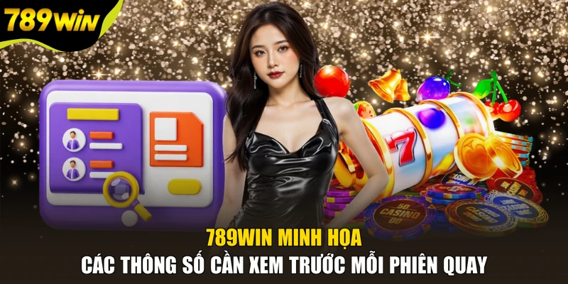 789WIN minh họa các thông số cần xem trước mỗi phiên quay